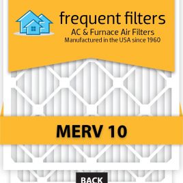 10X20X1 MERV 10 AC Furnace Filters (3 count)