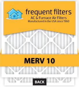 8X20X1 MERV 10 AC Furnace Filters (3 count)