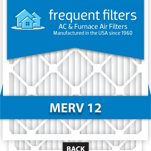 12X12X1 MERV 12 AC Furnace Filters (3 count)