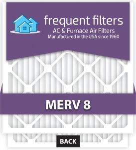 8X20X1 MERV 8 AC Furnace Filters (3 count)